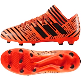 Scarpe da calcio Adidas Nemeziz 17.3 Fg Jr S82428 arancia arancia