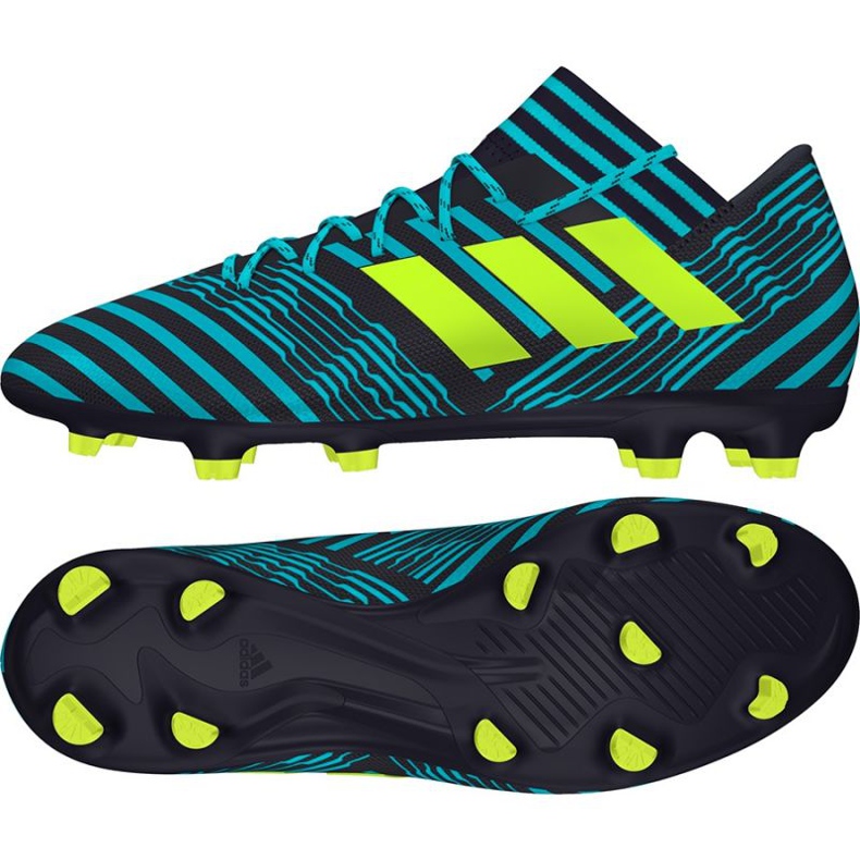 Le scarpe da calcio adidas Nemeziz 17.3 Fg M blu navy