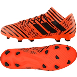 Scarpe da calcio Adidas Nemeziz 17.3 Fg M S80604 arancia arancia