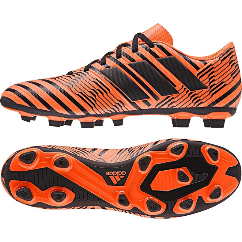 Scarpe da calcio Adidas Nemeziz 17.4 FxG M S80610 arancia arancia