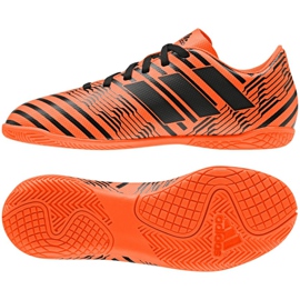 Scarpe indoor adidas Nemeziz 17.4 In Jr S82467 multicolore arancia