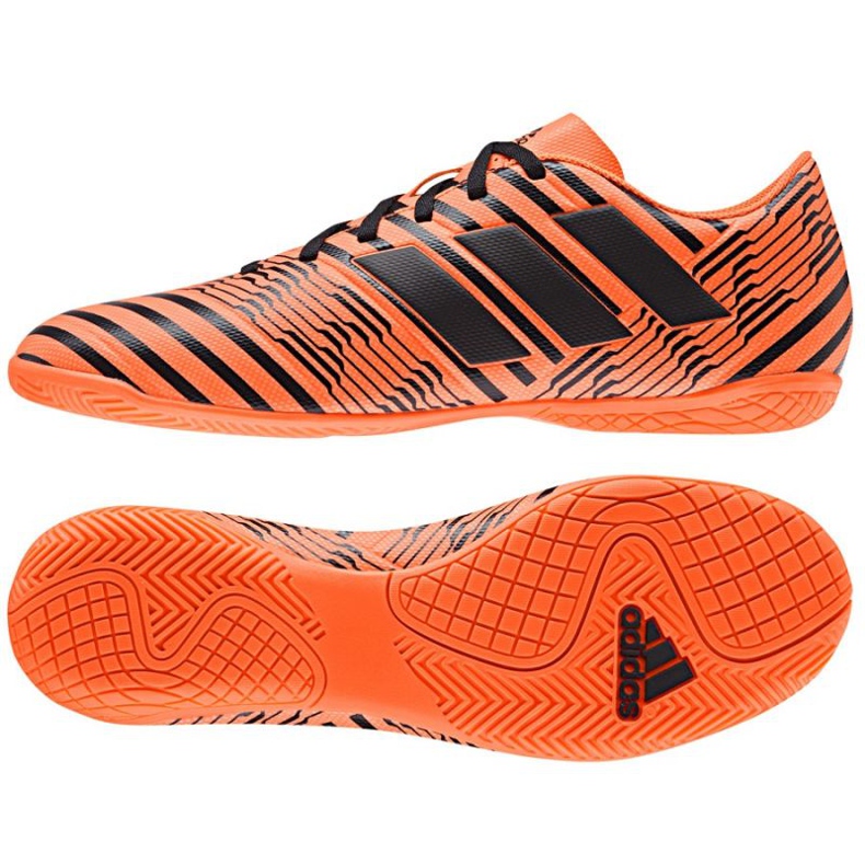 Scarpe indoor adidas Nemeziz 17.4 In M arancia