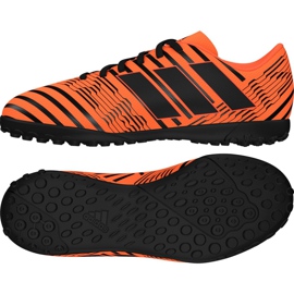 Scarpe da calcio Adidas Nemeziz 17.4 Tf Jr S82471 arancia arancia