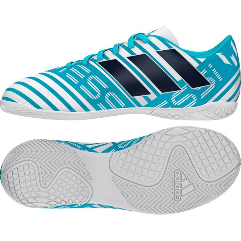 Scarpe indoor adidas Nemeziz Messi 17.4 blu