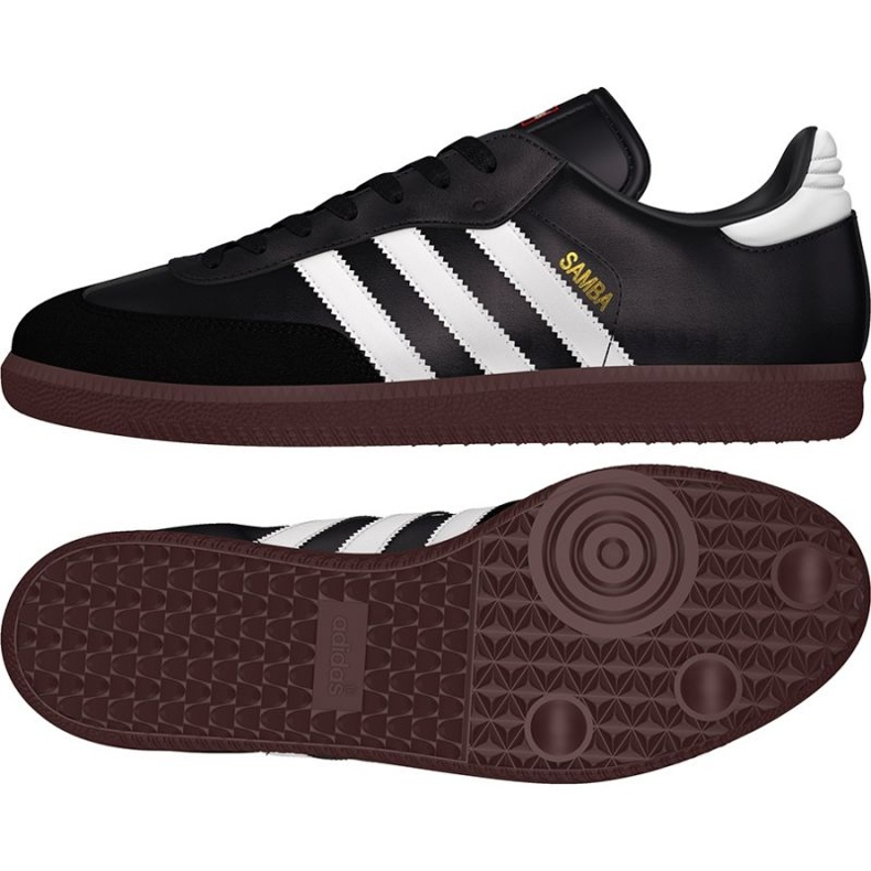 Scarpe da calcio Adidas Samba In M 019000 nero nero