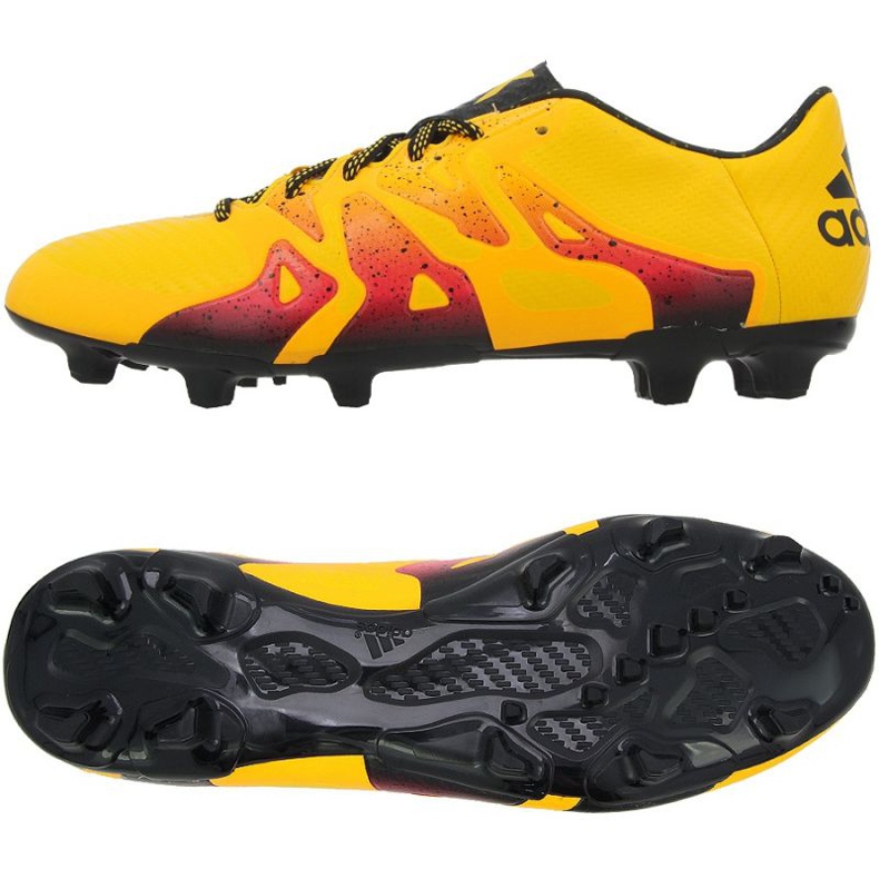 Le scarpe da calcio adidas X 15.3 FG / AG M arancia