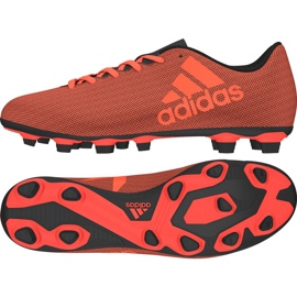 Le scarpe da calcio adidas X 17.4 FxG M rosso