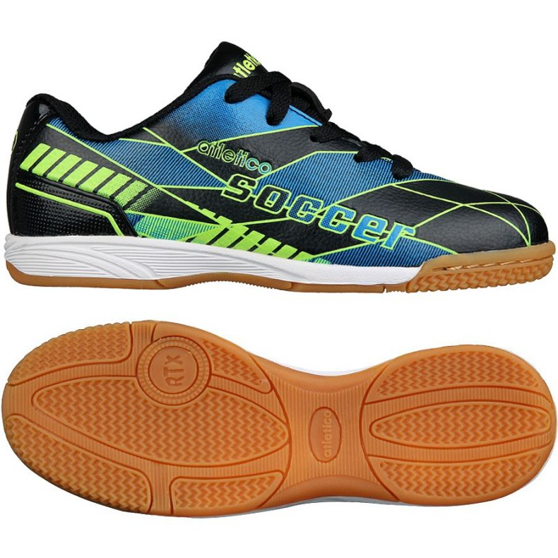 Scarpe da interno Atletico In Jr 7336 S76637 nero blu verde nero