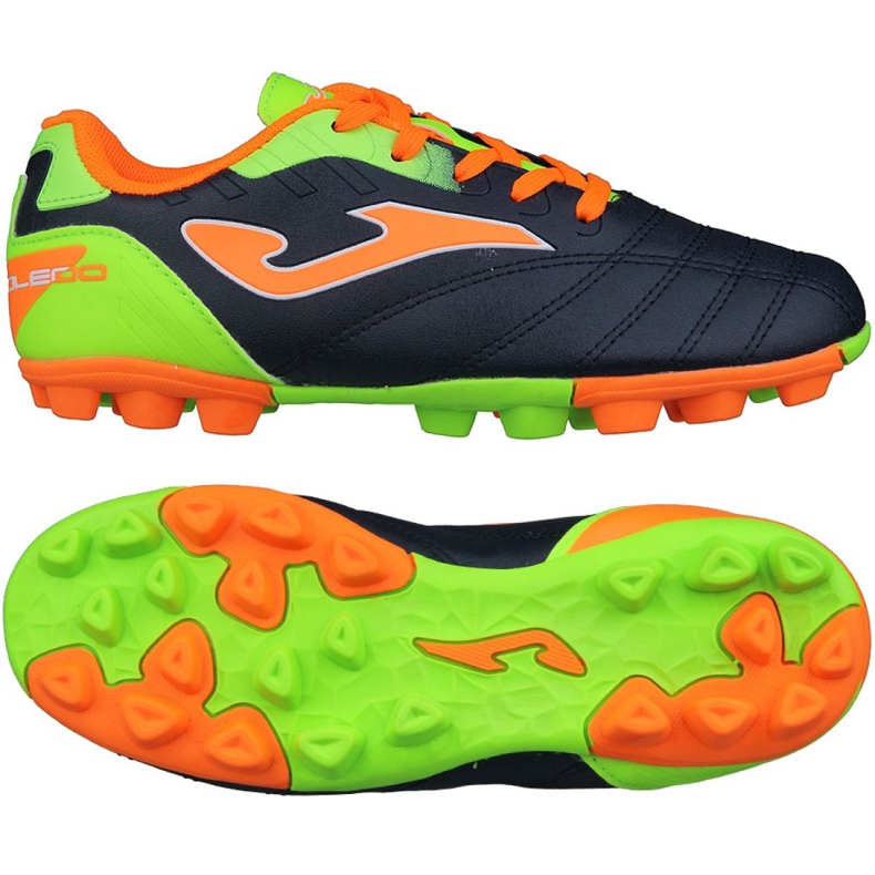 Scarpe da calcio Joma Toledo Fg Jr TOLJS.703.22 nero nero