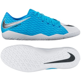 Scarpe indoor Nike HypervenomX Phelon III IC M 852563-104 blu