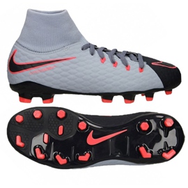 Nike Hypervenom Phelon 3 Df Fg Jr 917772-400 multicolore blu