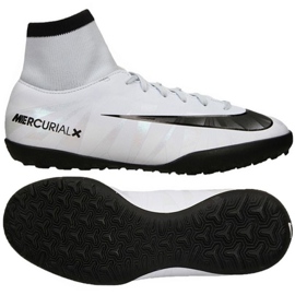 Scarpa da calcio Nike MercurialX Victory Vi nero, bianco bianco