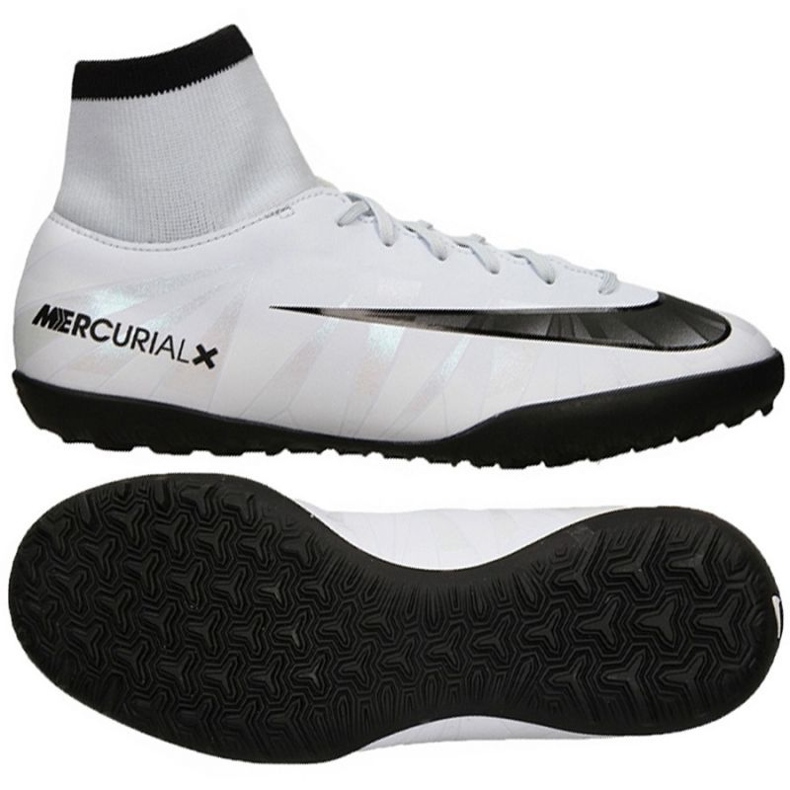 Scarpa da calcio Nike MercurialX Victory Vi nero bianco bianca