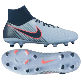 Nike Magista Onda Ii Df Fg M 917787-400 scarpe da calcio blu blu