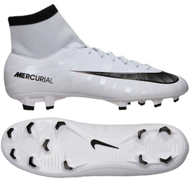 Nike MercurialX Victory VI CR7 DF FG M 903605-401 scarpe da calcio bianco