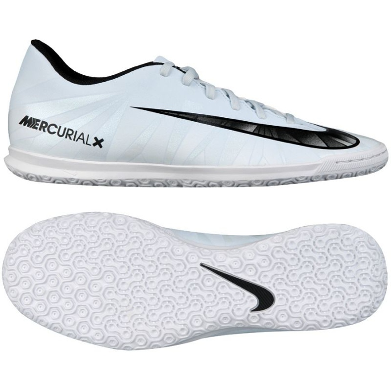Scarpe indoor Nike MercurialX Vortex III CR7 IC M 852533-401 bianca