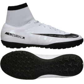 Nike MercurialX Victory Vi CR7 Df Tf M 903612-401 scarpe da calcio bianca bianca
