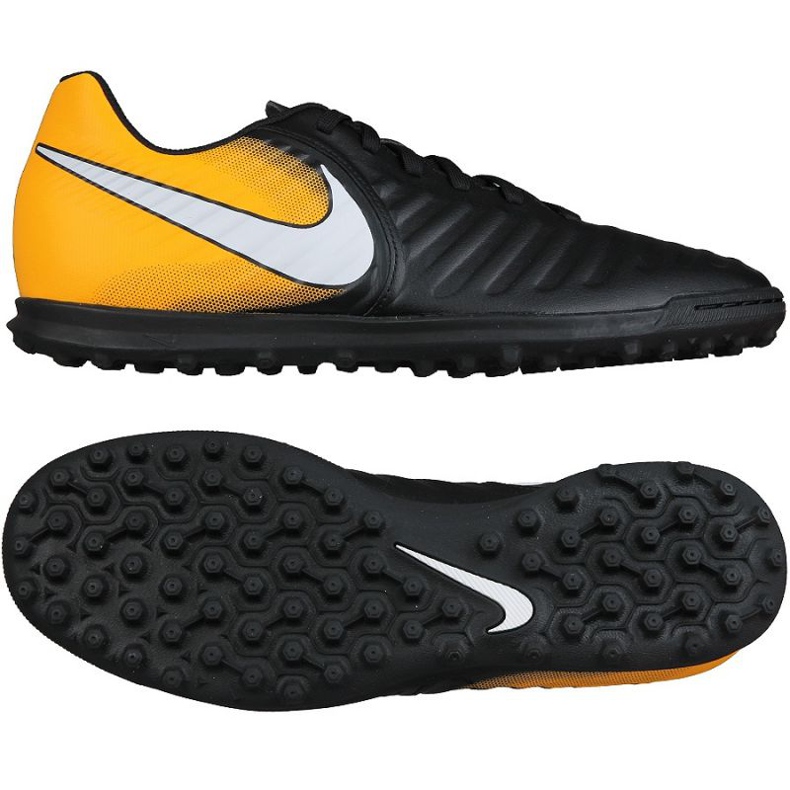 Nike TiempoX Rio Iv Tf M 897770-008 scarpe da calcio multicolore nero