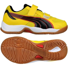 Scarpe indoor Puma Vellum III V Jr 102662 04 giallo