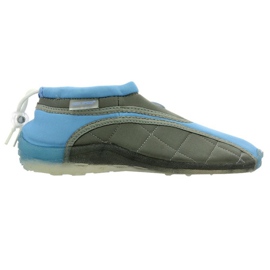 Scarpe da spiaggia in neoprene Aqua-Speed ​​Jr. blu-grigio