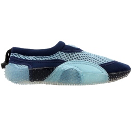 Scarpe da spiaggia in neoprene blu Aqua-Speed ​​Jr multicolore