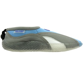 Scarpe da spiaggia in neoprene grigio Aqua-Speed ​​Jr. multicolore multicolore