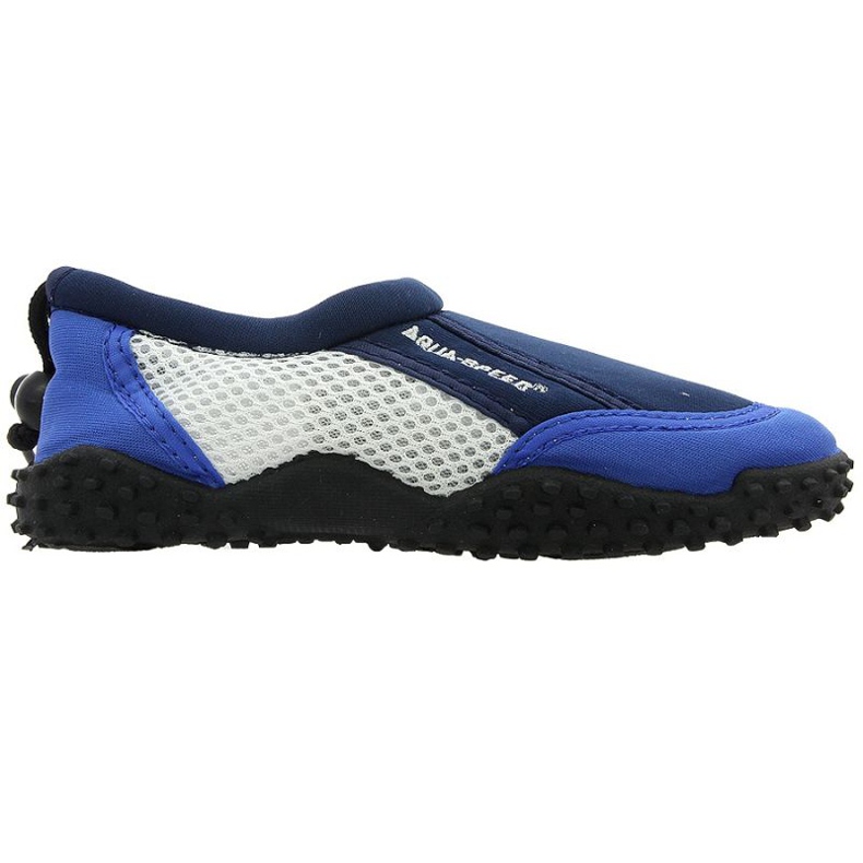 Scarpe da spiaggia in neoprene Aqua-Speed ​​Jr., blu navy multicolore multicolore