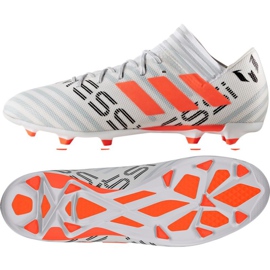 Scarpe da calcio Adidas Nemeziz Messi 17.3 Fg M CG2965 multicolore bianco