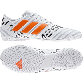 Scarpe indoor adidas Nemeziz Messi 17.4 bianca