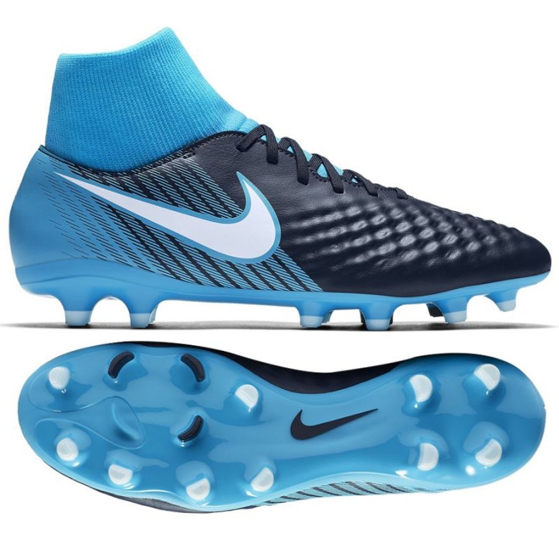 Nike Magista Onda Ii Df Fg M 917787-414 scarpe da calcio multicolore blu