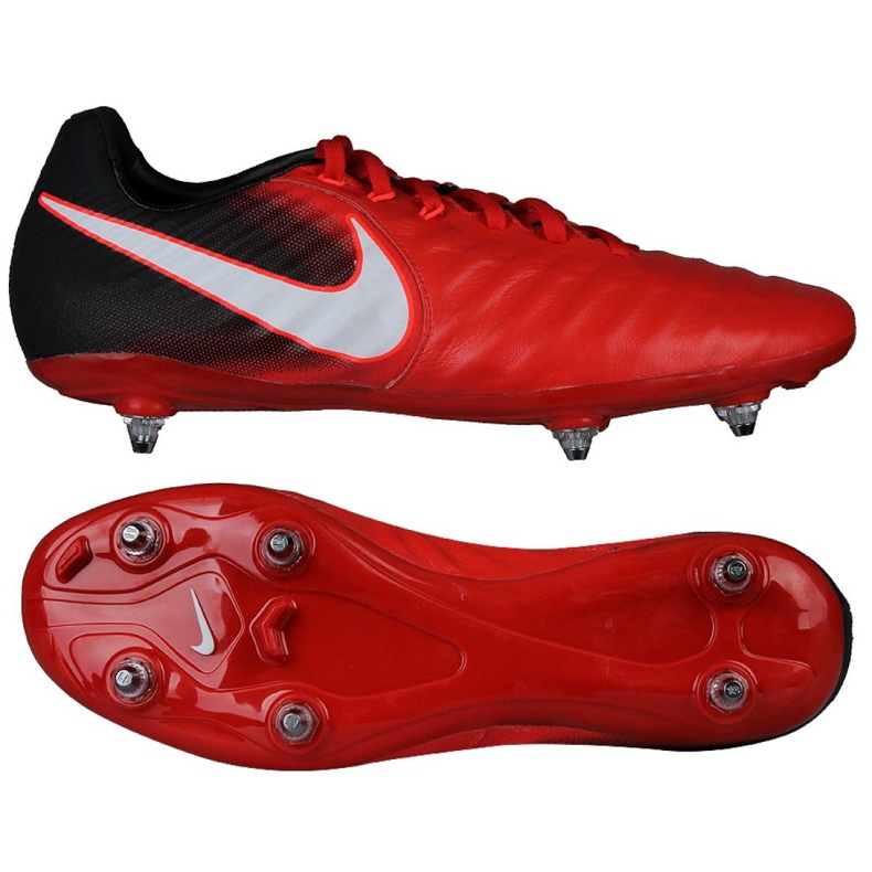 Scarpe da calcio Nike Tiempo Legacy Iii Sg M 897798-610 multicolore rosso
