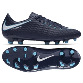 Scarpe da calcio Nike Hypervenom Phelon Iii Fg M 852556-414 blu navy blu navy