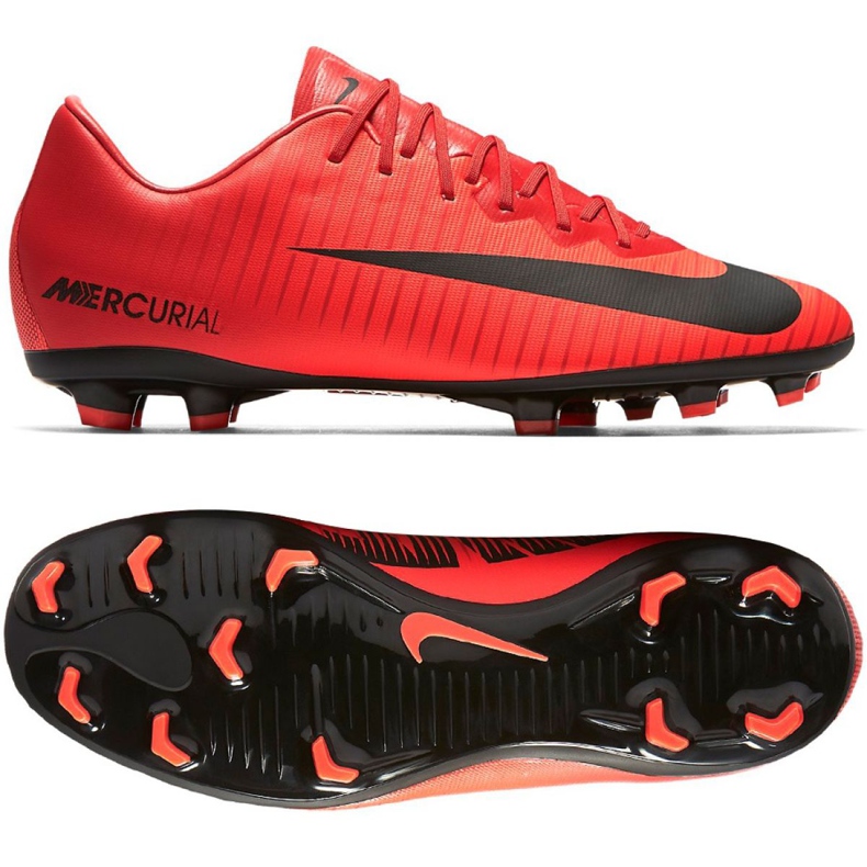 Nike Mercurial Vapor Xi Fg Jr 903594-616 scarpe da calcio multicolore rosso