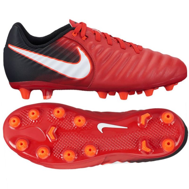 Scarpe da calcio Nike Jr Tiempo Ligera Iv rosso