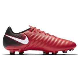 Scarpe da calcio Nike Tiempo Ligera Iv Fg M 897744-616 rosso