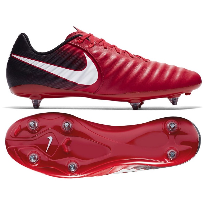 Scarpe da calcio Nike Tiempo Ligera Iv Sg M 897745-616 rosso rosso
