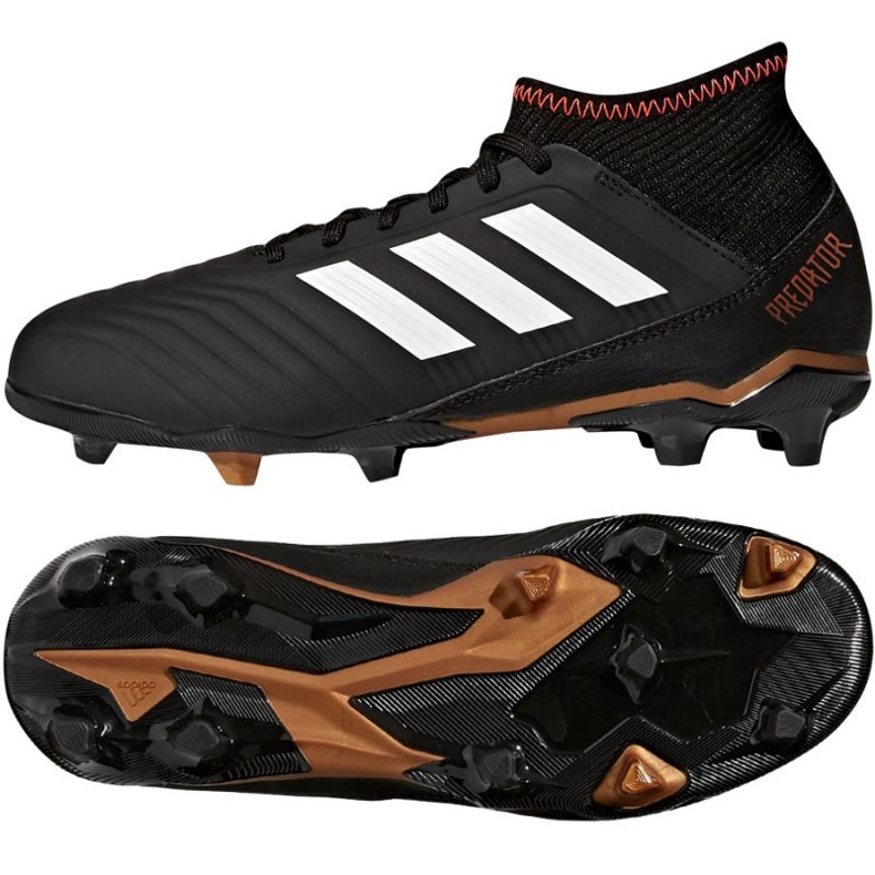 Scarpe da calcio Adidas Predator 18.3 FG Jr CP9010 nero