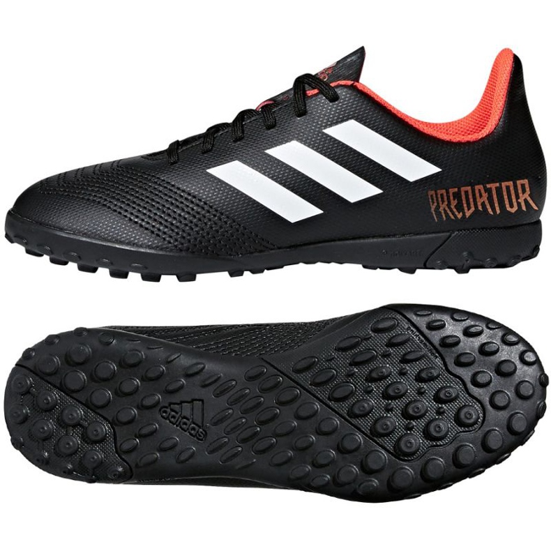 Scarpe da calcio Adidas Predator Tango 18.4 Tf Jr CP9095 nero nero