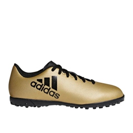 Le scarpe da calcio adidas X Tango 17.4 Tf d'oro