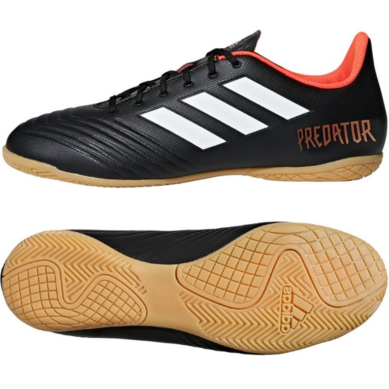 Scarpe indoor adidas Predator Tango 18.4 nero