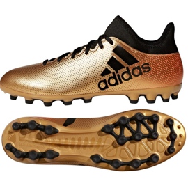Scarpe da calcio Adidas X 17.3 Ag M CP9233 multicolore d'oro