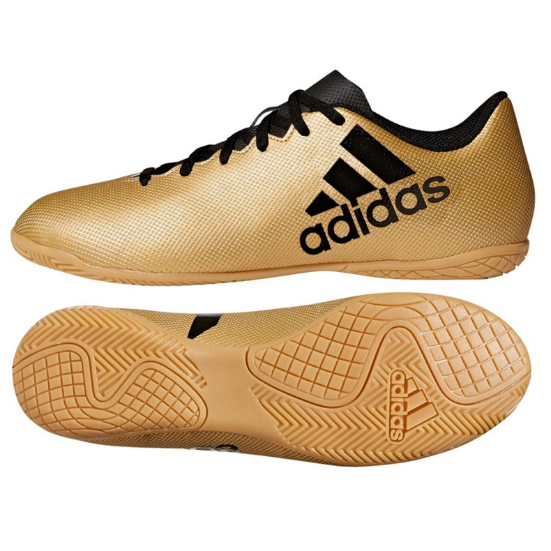 Scarpe indoor adidas X Tango 17.4 In M CP9149 multicolore d'oro