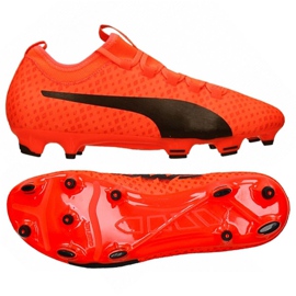 Scarpe da calcio Puma Evo Power Vigor 3 Fg M 104297 01 multicolore rosso