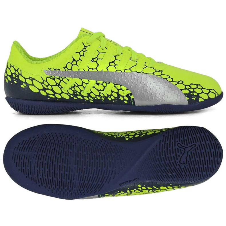 Puma Evo Power Vigor 4 Graph It Jr 104467 02 scarpe da calcio giallo multicolore