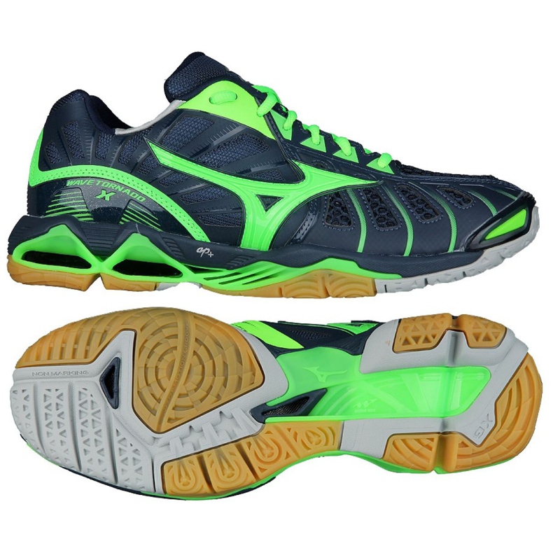 Scarpe da pallavolo Mizuno Wave Tornado XM V1GA161236 multicolore blu navy