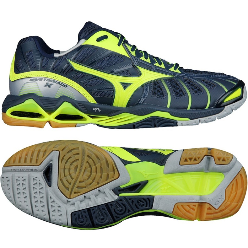 Scarpe da pallavolo Mizuno Wave Tornado XM V1GA161247 blu navy blu navy
