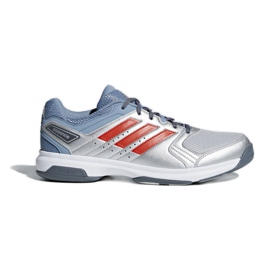 Scarpa da pallamano Adidas Essence M BB6342 blu argento