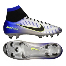 Nike Mercurial Victory Vi Df Fg Neymar M 921506-407 scarpe da calcio multicolore argento