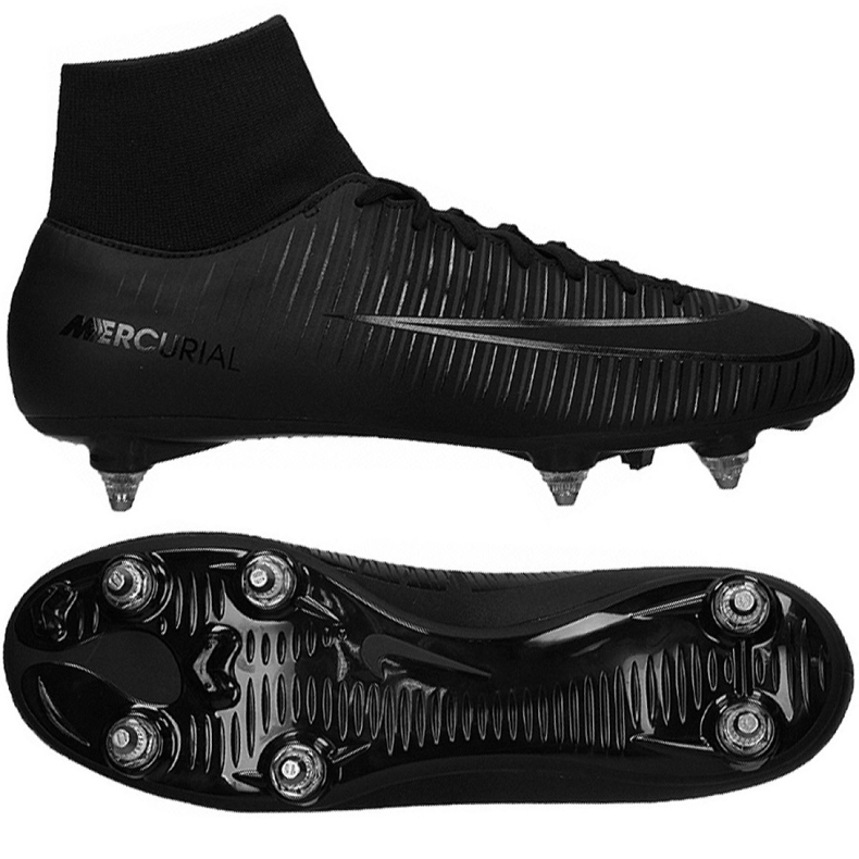Scarpe da calcio Nike Mercurial Victory Vi Df Sg 903610-001 nero nero