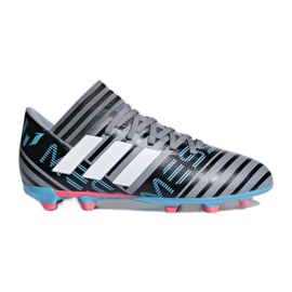 Scarpe da calcio Adidas Nemeziz Messi 17.3 Fg Jr CP9174 grigio nero
